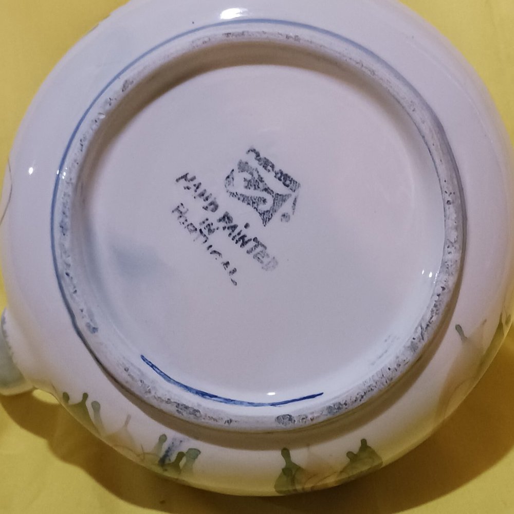 Hand painted pitcher - Picture 9 of 10